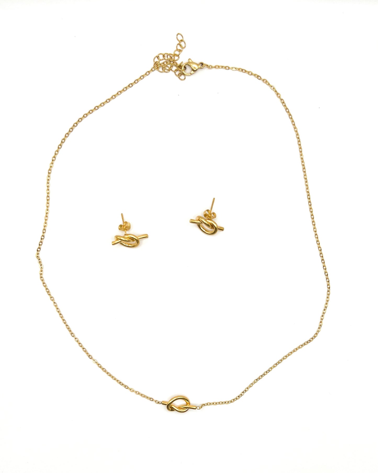 Ensemble de bijoux doré Torsada